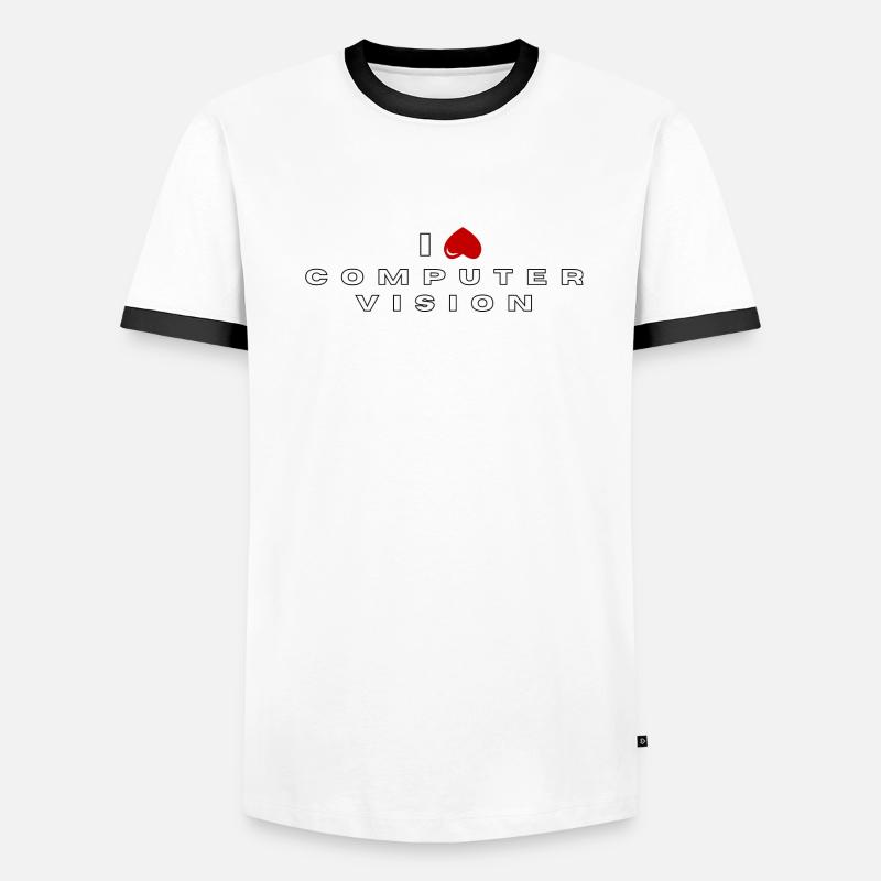 I hate Computer vision Men's Ringer Shirt