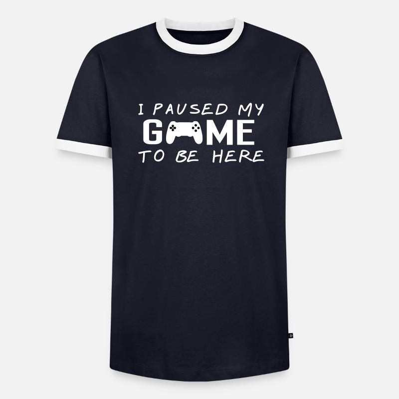 Computerspiele süchtig Sucht Controller - Männer Kontrast-T-Shirt - undefined