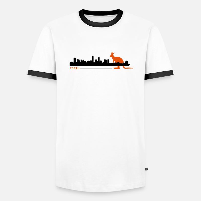 perth2 Männer Kontrast-T-Shirt