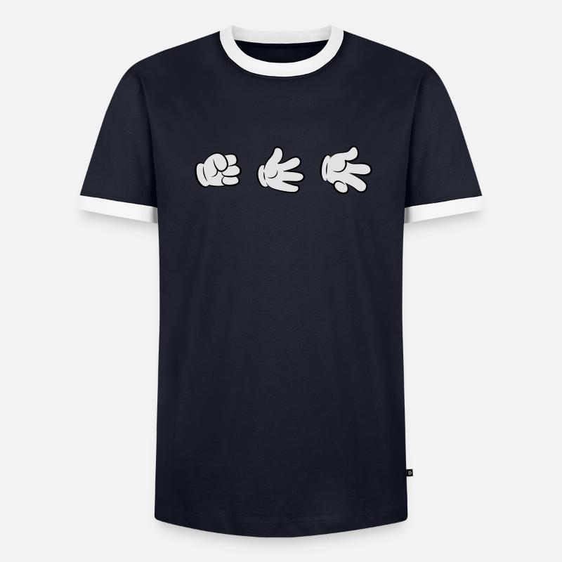 chifoumi T-shirt contrasté Homme