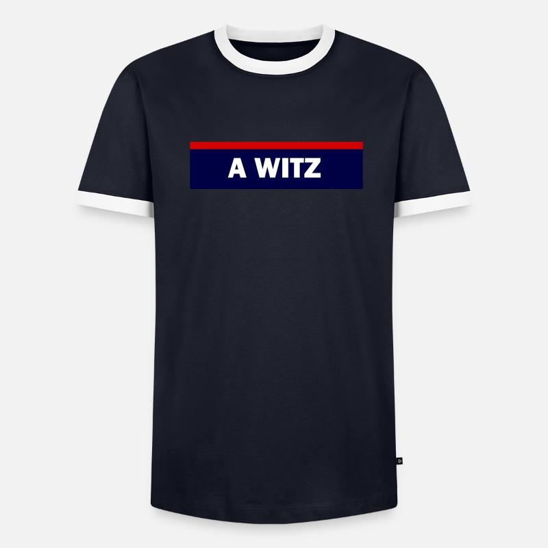 Polizei Spruch Dialekt Witz Männer Kontrast-T-Shirt