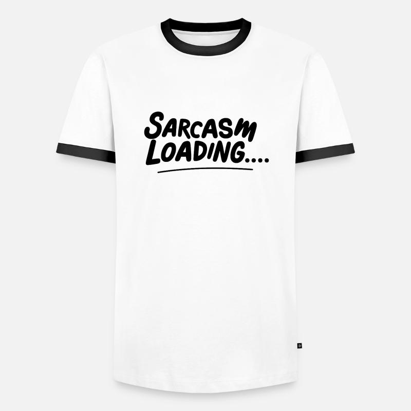 Le sarcasme invite T-shirt contrasté Homme