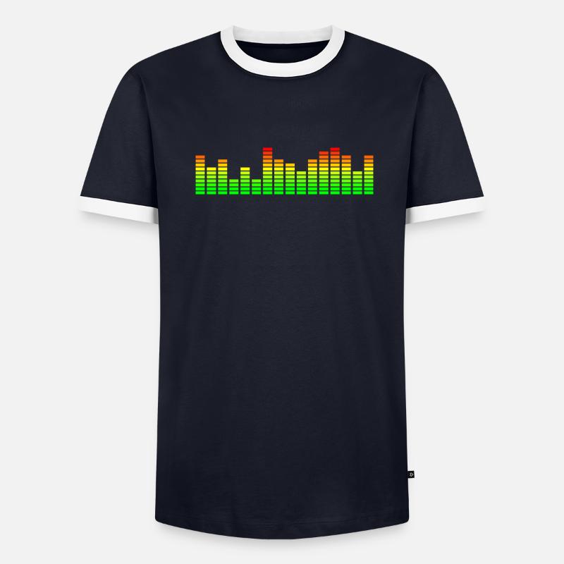 Music equalizer & visualizer Men's Ringer Shirt