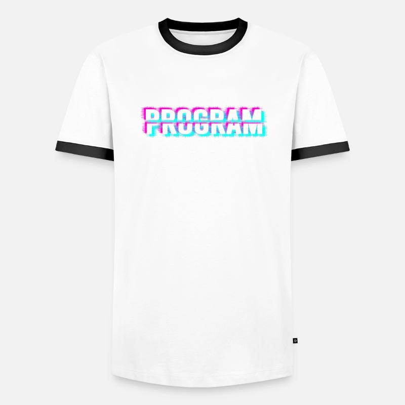 Computer program (white) Men's Ringer Shirt