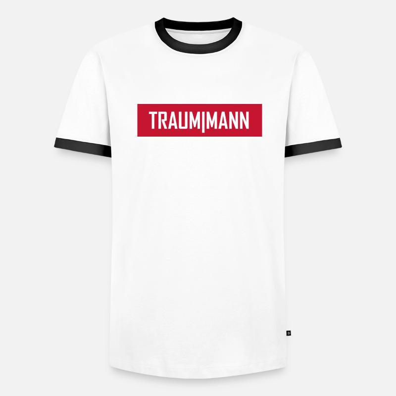 Traummann Männer Kontrast-T-Shirt