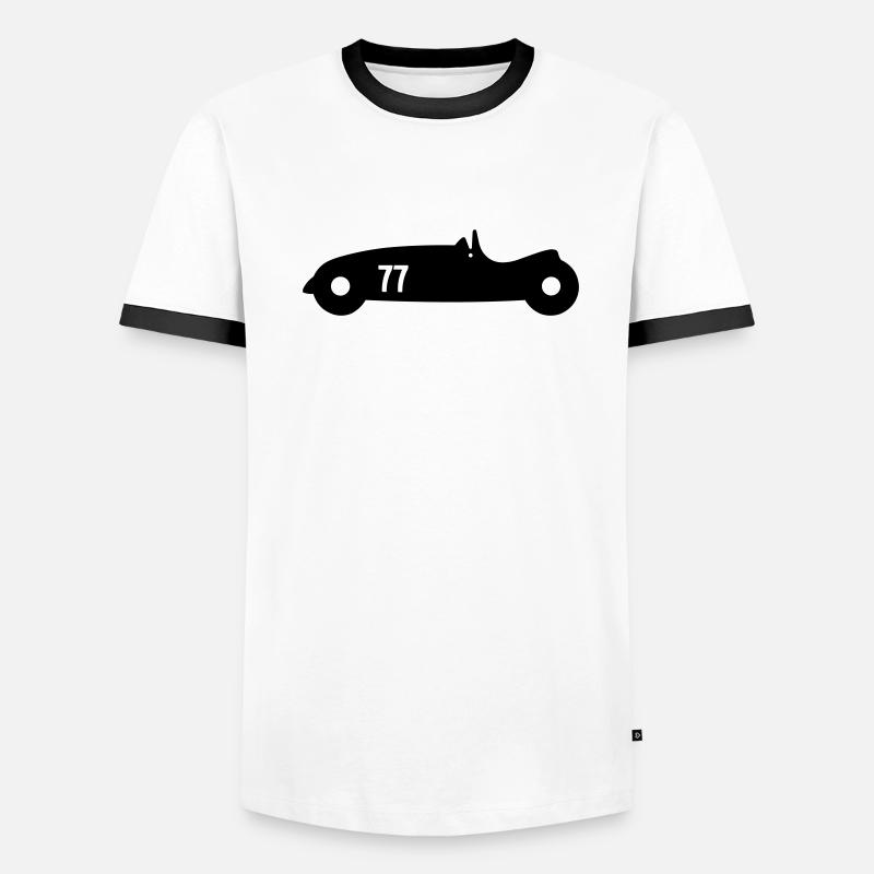 Altes Auto Männer Kontrast-T-Shirt