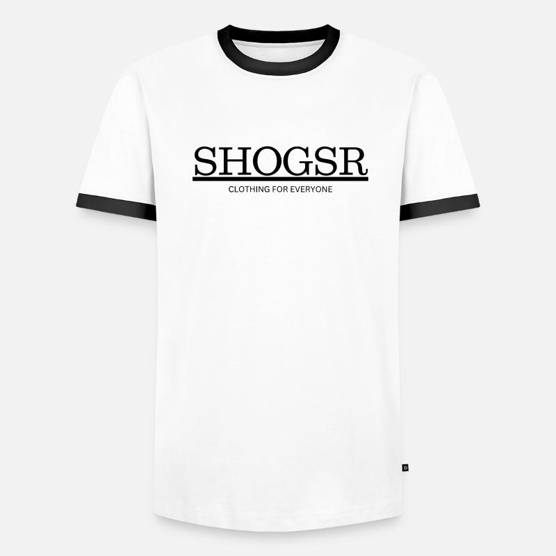 SHOGSR Männer Kontrast-T-Shirt