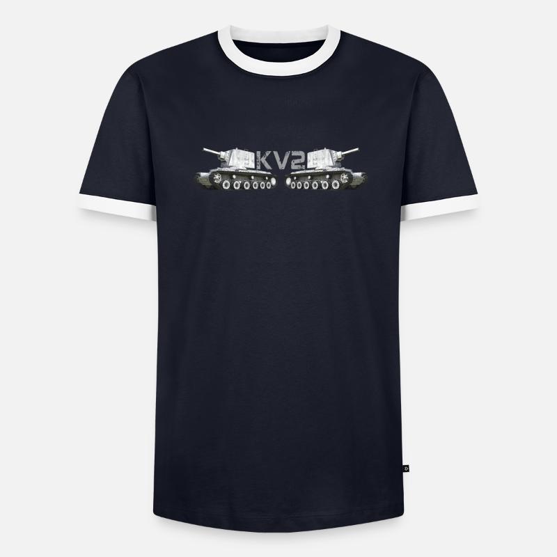 KV2 Männer Kontrast-T-Shirt
