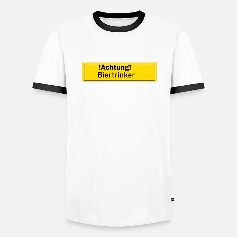 Biertrinker Pilsbier Alkohol Geschenk Geschenkidee Männer Kontrast-T-Shirt