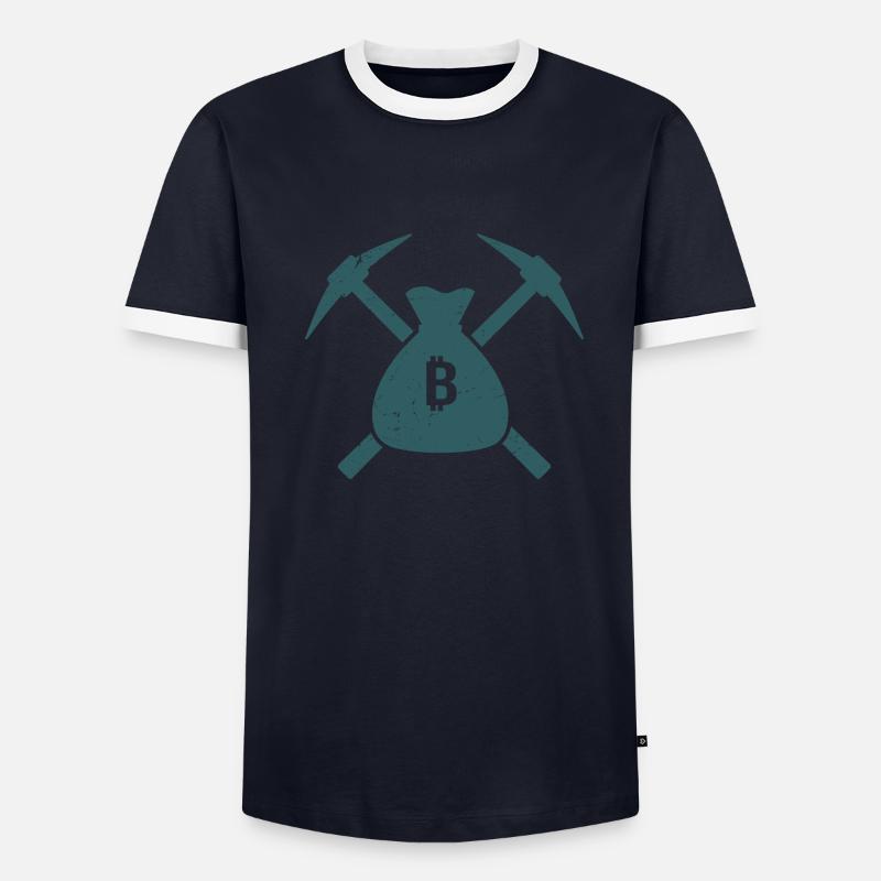 Exploitation minière T-shirt contrasté Homme