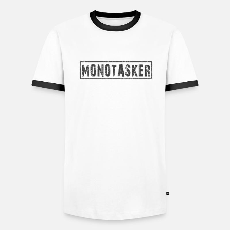 Monotasker Multitâche T-shirt contrasté Homme