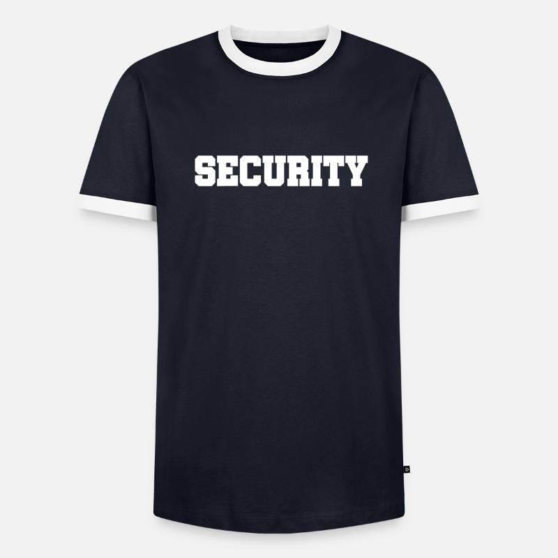 Security - Security Service - Guarding - Protection - Men's Ringer Shirt - undefined