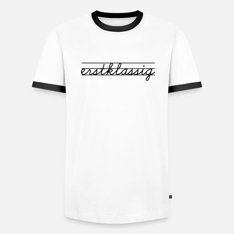 erstklassig Männer Kontrast-T-Shirt
