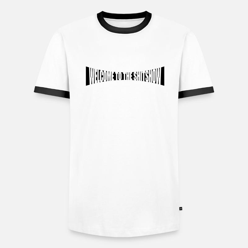 Gebogen Welcome Shitshow Men's Ringer Shirt