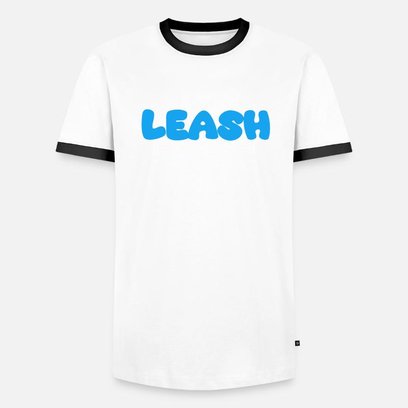 Leash Name Blue Men's Ringer Shirt