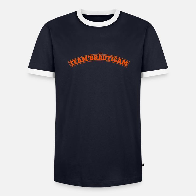 Team Bräutigam Männer Kontrast-T-Shirt