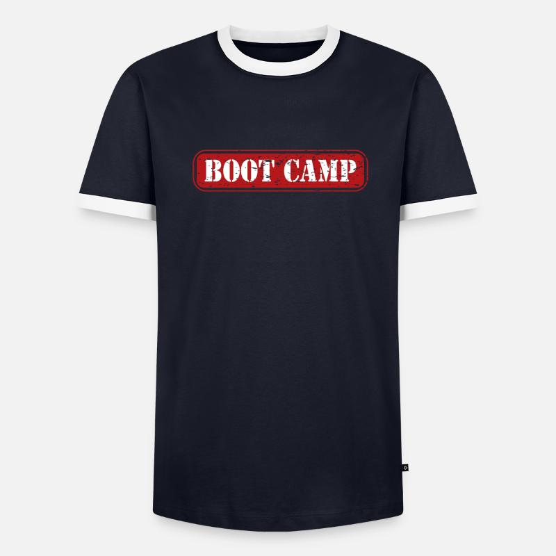Forfait militaire de camp d'entraînement Bootcamp T-shirt contrasté Homme