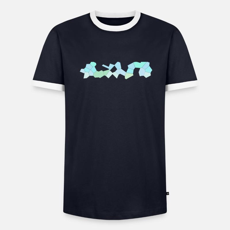 Modèle 2 T-shirt contrasté Homme