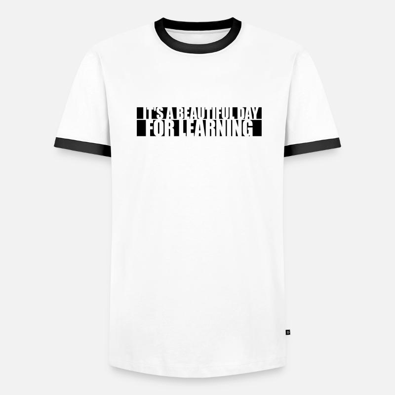 beautiful day for learning Men's Ringer Shirt