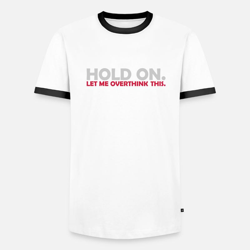 Permettez-moi d’exagérer T-shirt contrasté Homme