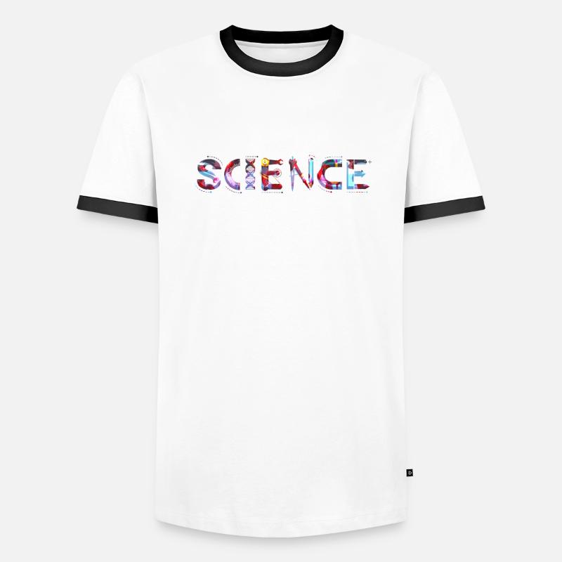 Science Science Scientist Physics Lab DNA Men's Ringer Shirt