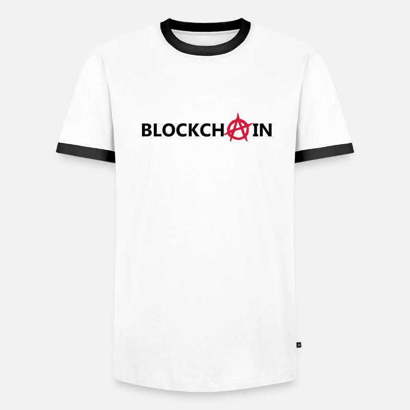 blockchain Men's Ringer Shirt