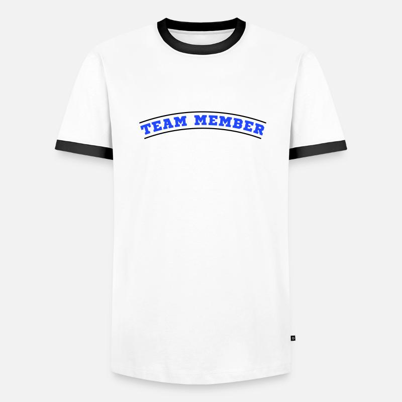 Conception des membres de l’équipe T-shirt contrasté Homme