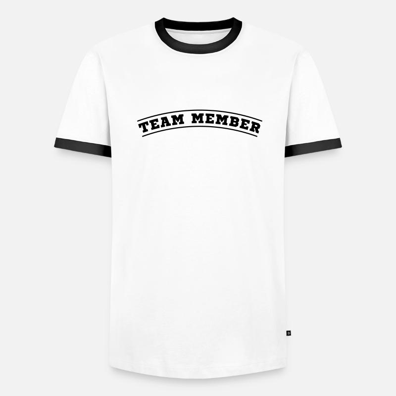 Conception des membres de l’équipe T-shirt contrasté Homme