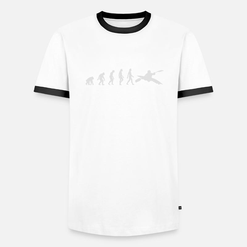 L'évolution du kayak T-shirt contrasté Homme
