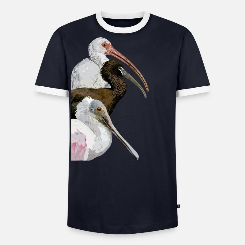Ibis et spatule T-shirt contrasté Homme