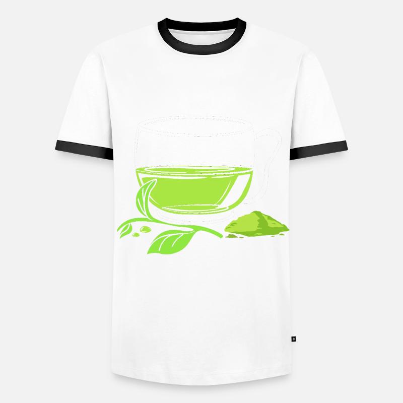 Matcha Tee Männer Kontrast-T-Shirt