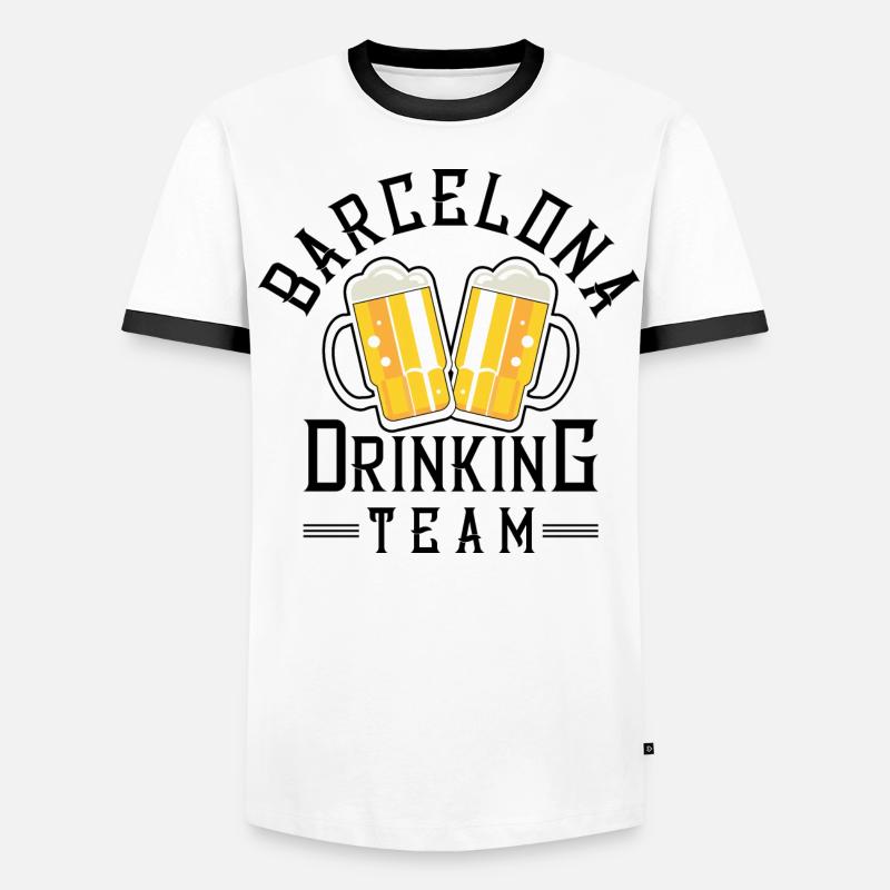 Équipe de boisson de Barcelone T-shirt contrasté Homme