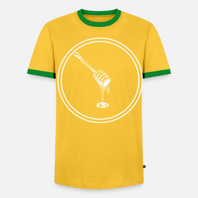 Stick chisel icon beekeeper - Men's Ringer Shirt - undefined