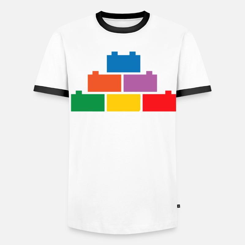 Brick Builder Brick Building Master Builder Men's Ringer Shirt
