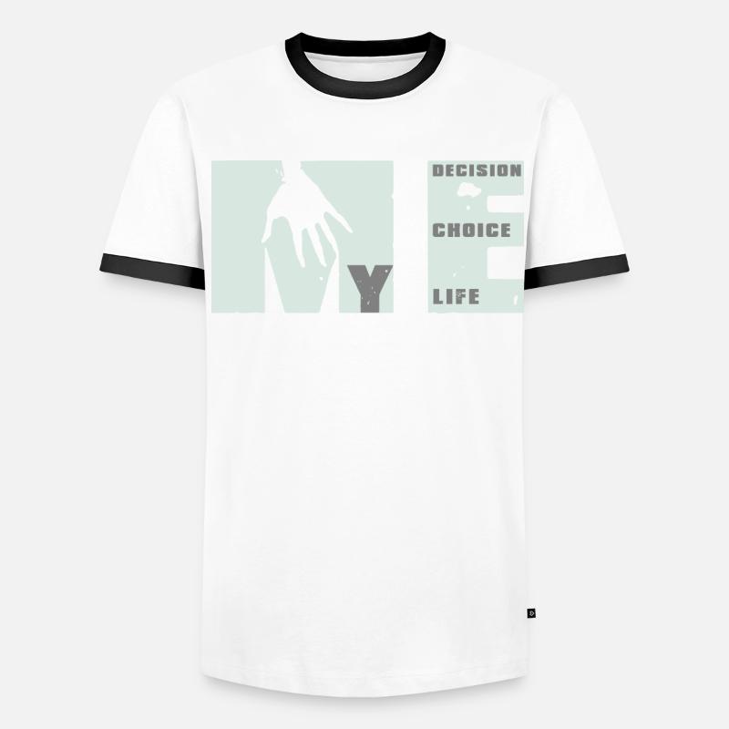 MEvolution: Choice, Decision, Life Men's Ringer Shirt