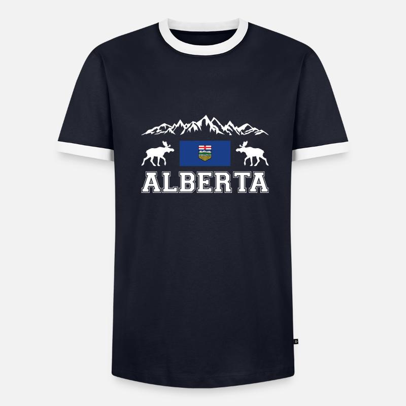 Alberta T-shirt contrasté Homme
