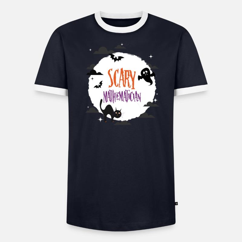 Mathématicien effrayant T-shirt contrasté Homme