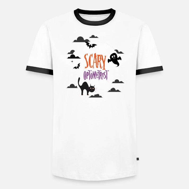 Scary Optometrist Men's Ringer Shirt