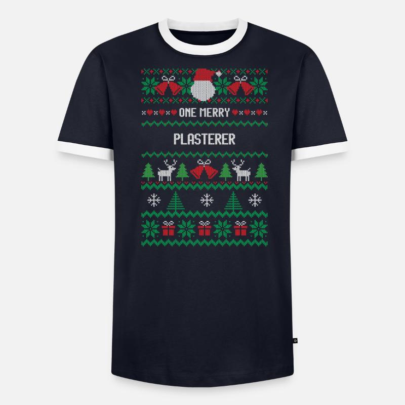 One Merry Plasterer Men's Ringer Shirt