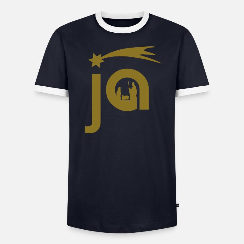 Gottes JA zu uns Männer Kontrast-T-Shirt