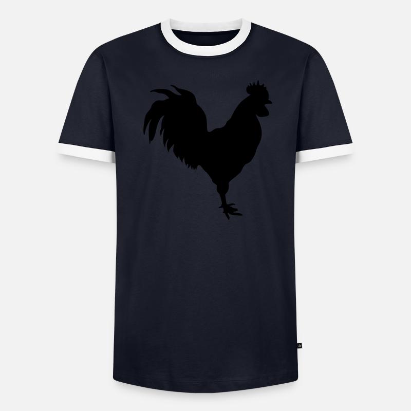 coq T-shirt contrasté Homme