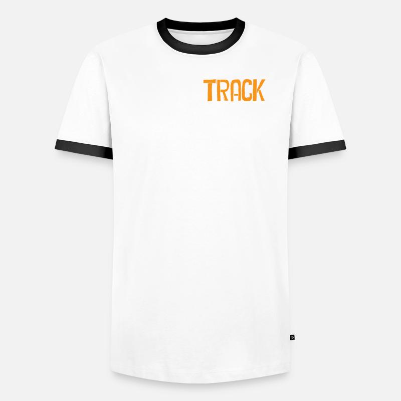 One Track Mind Roller Coaster Männer Kontrast-T-Shirt