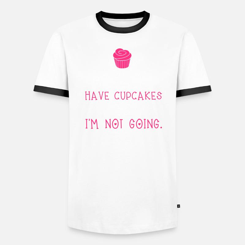 Cupcakes Männer Kontrast-T-Shirt