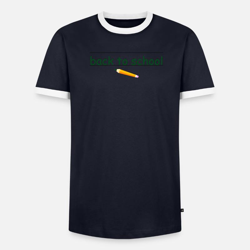 École T-shirt contrasté Homme
