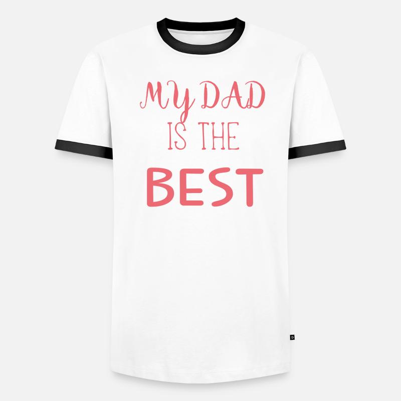 dad T-shirt contrasté Homme