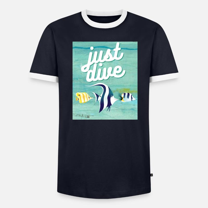 Just Dive T-shirt contrasté Homme
