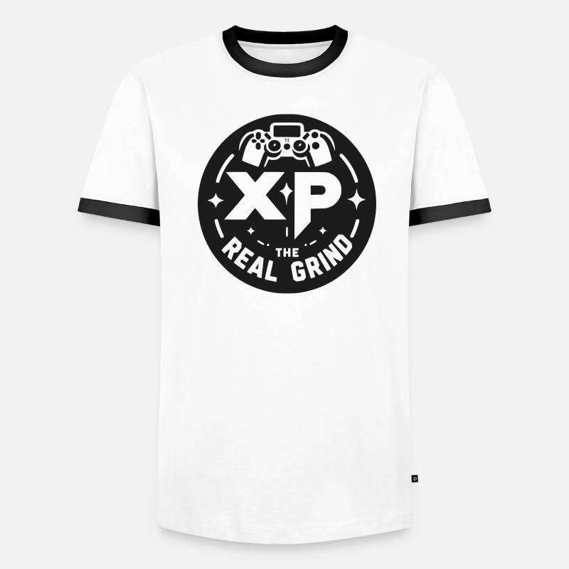 XP Der echte Grind Männer Kontrast-T-Shirt