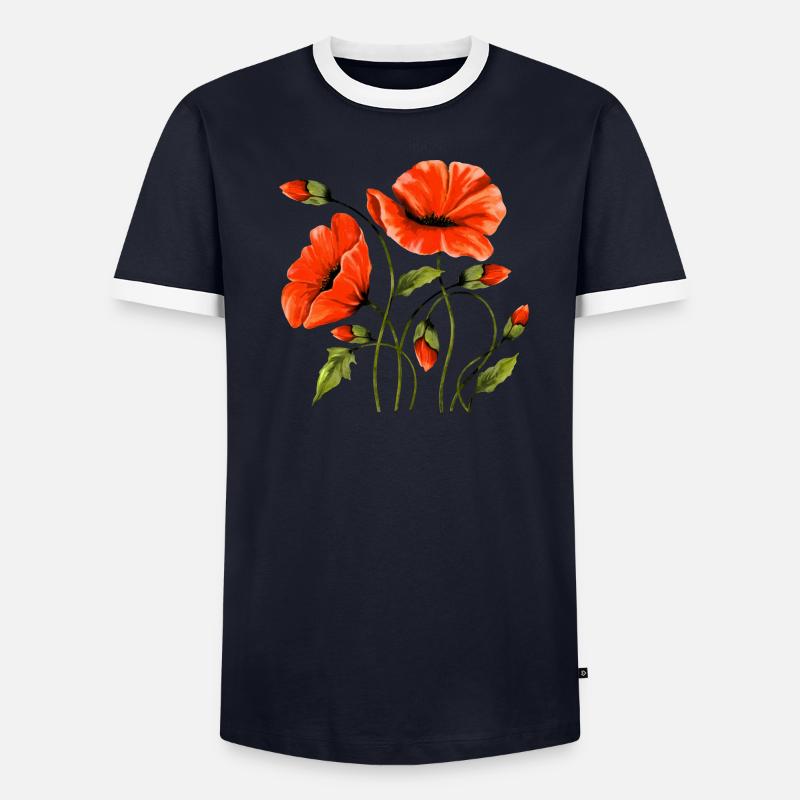 Flowers - Men's Ringer Shirt - undefined