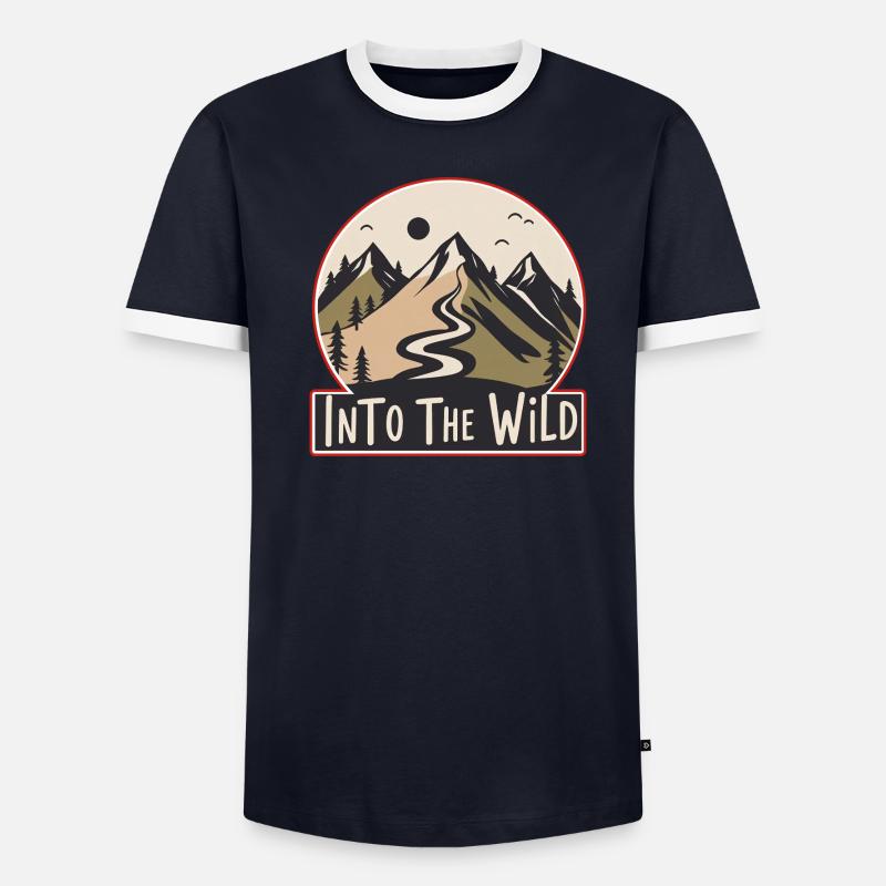 IntoTheWild Männer Kontrast-T-Shirt