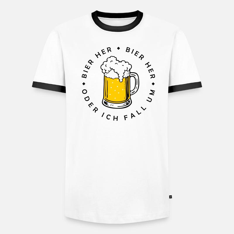 Les abeilles ici - Oder ich fall um ! T-shirt contrasté Homme